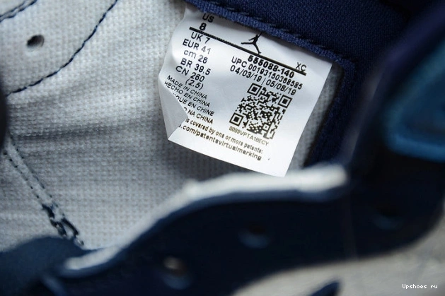 Obsidian | 1 University Jordan Air Retro 555088-140 Blue OG UNC High - 0920